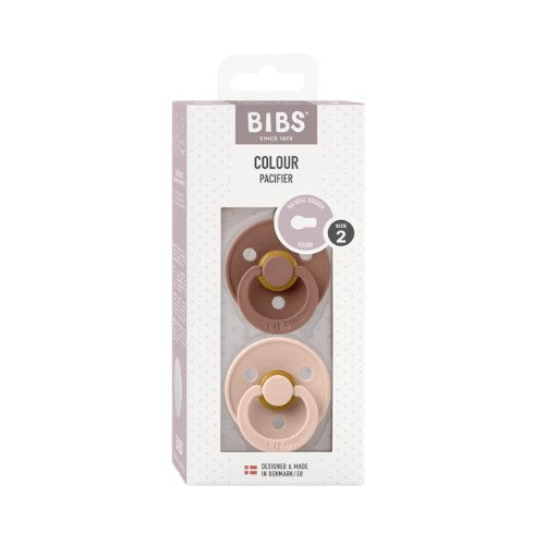 BIBS Pacifier Original - Woodchuck/Blush (2-Pack)