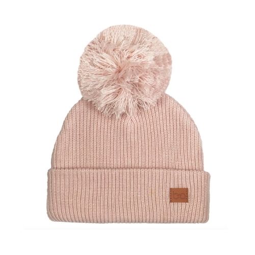 PomPom Toque - Light Pink