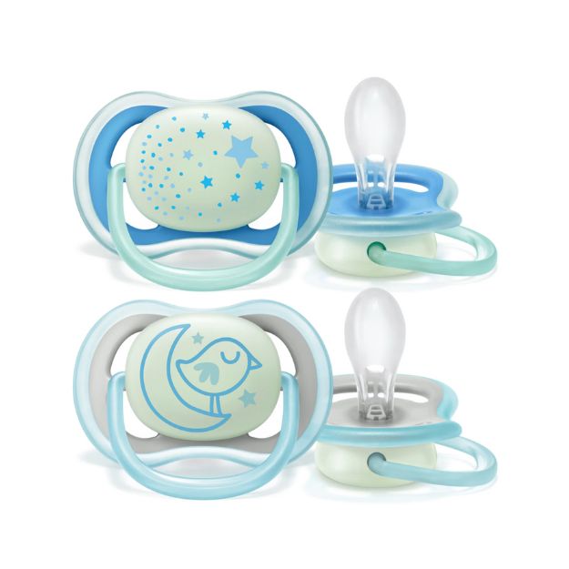 Ultra Air Nighttime Pacifiers - Blue