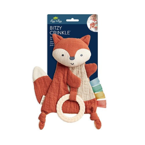 Jouet Sensoriel Bitzy Crinkle™ Dino Avec Anneau de Dentition