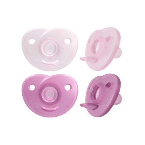 Soothie Heart Pacifier - Pink