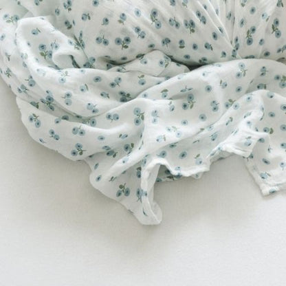 Muslin Swaddle Blanket - Blueberries