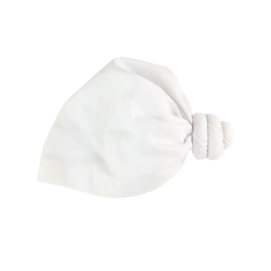 Turban Knot Hat - White
