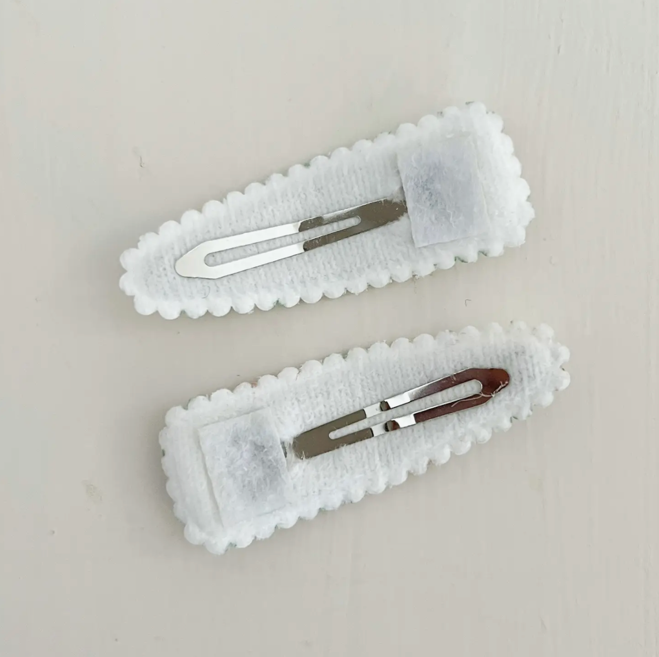 Fabric Hair Clip Snap Barrettes - Gingham