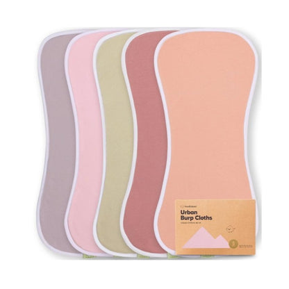 Urban Cotton Burp Cloths - Pastel