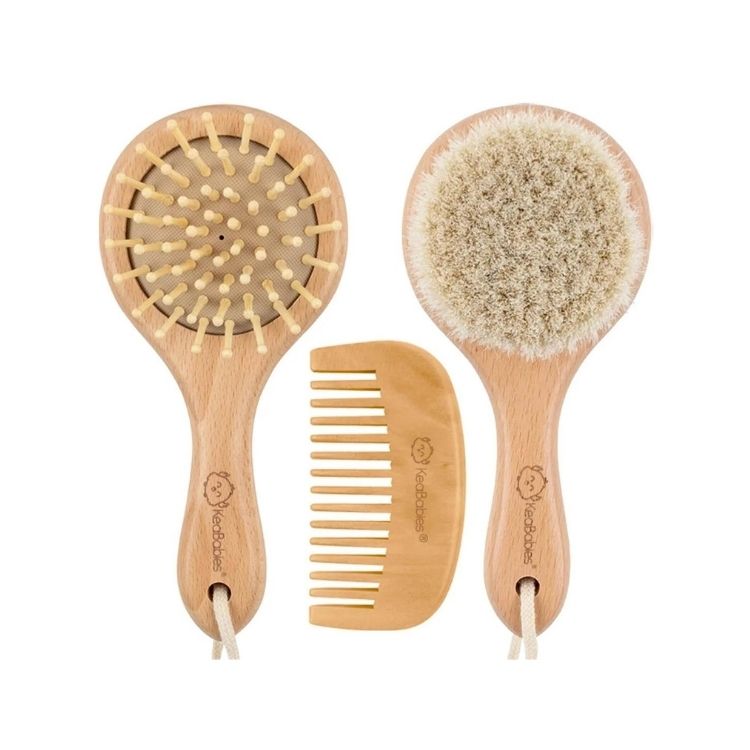 Baby Round Hair Brush and Comb Set