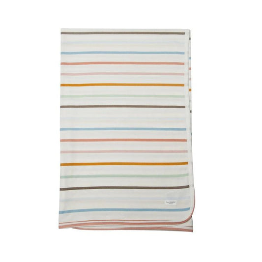 Stretch Knit Blanket - Pastel Stripes