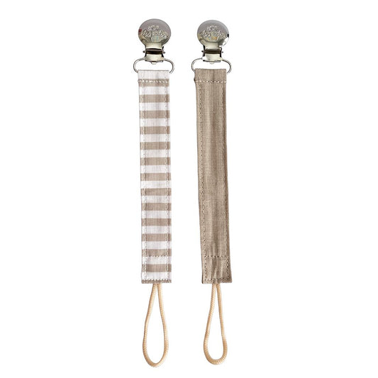 Itzy Clip™ Linen Pacifier Straps